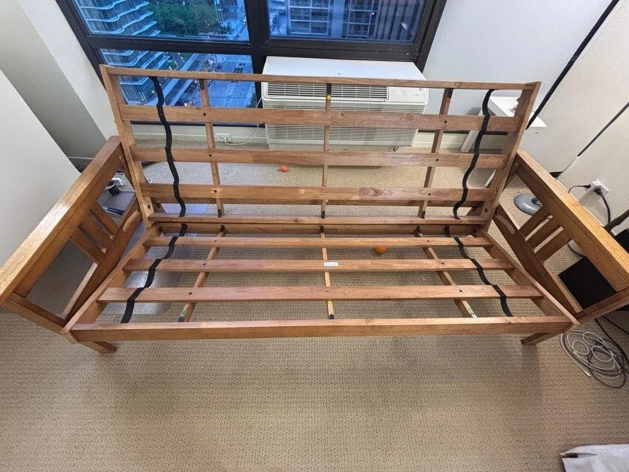 Full-Size Solid Wood Futon + 10" Mattress - photo 4