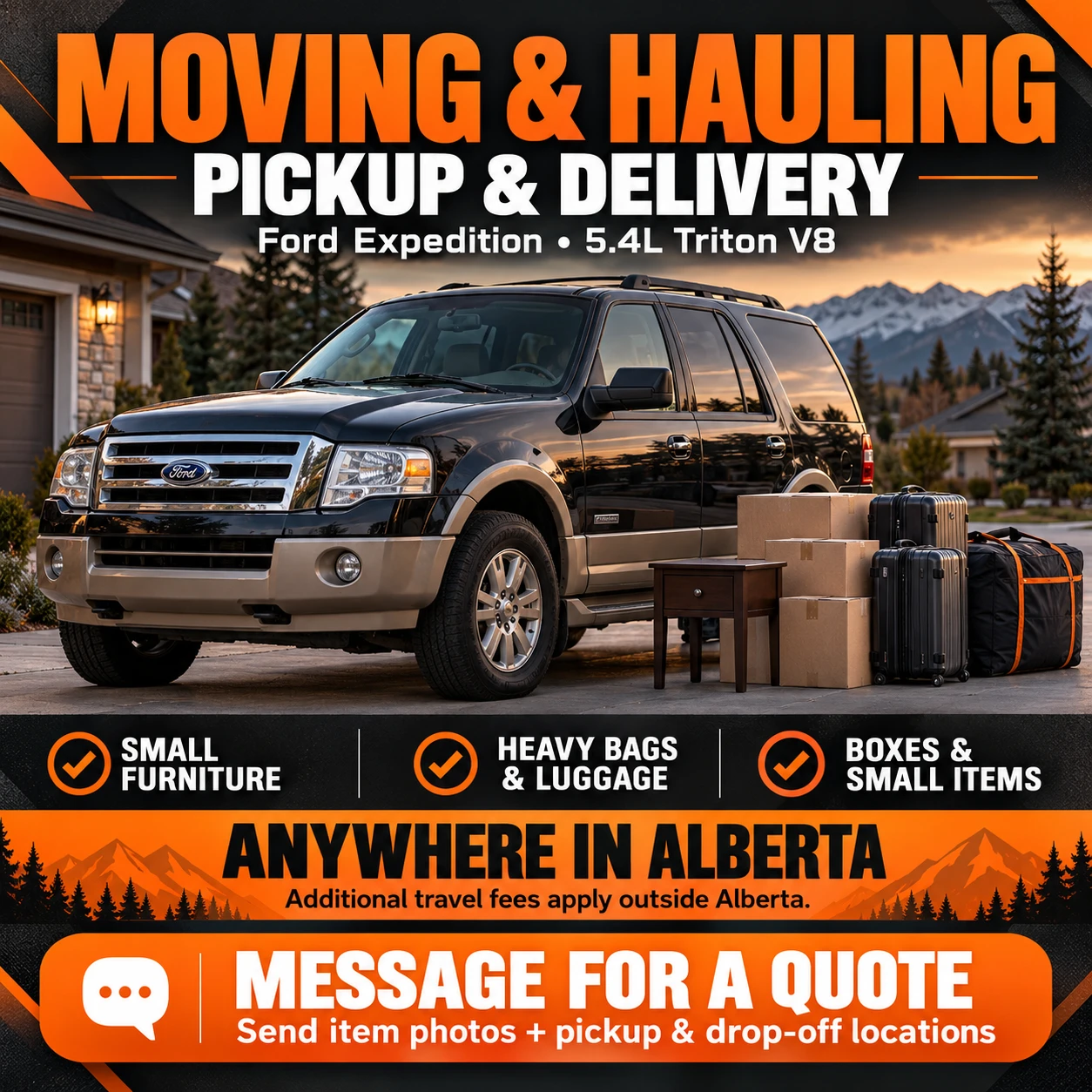 Moving and Hauling Pickup and Delivery Service