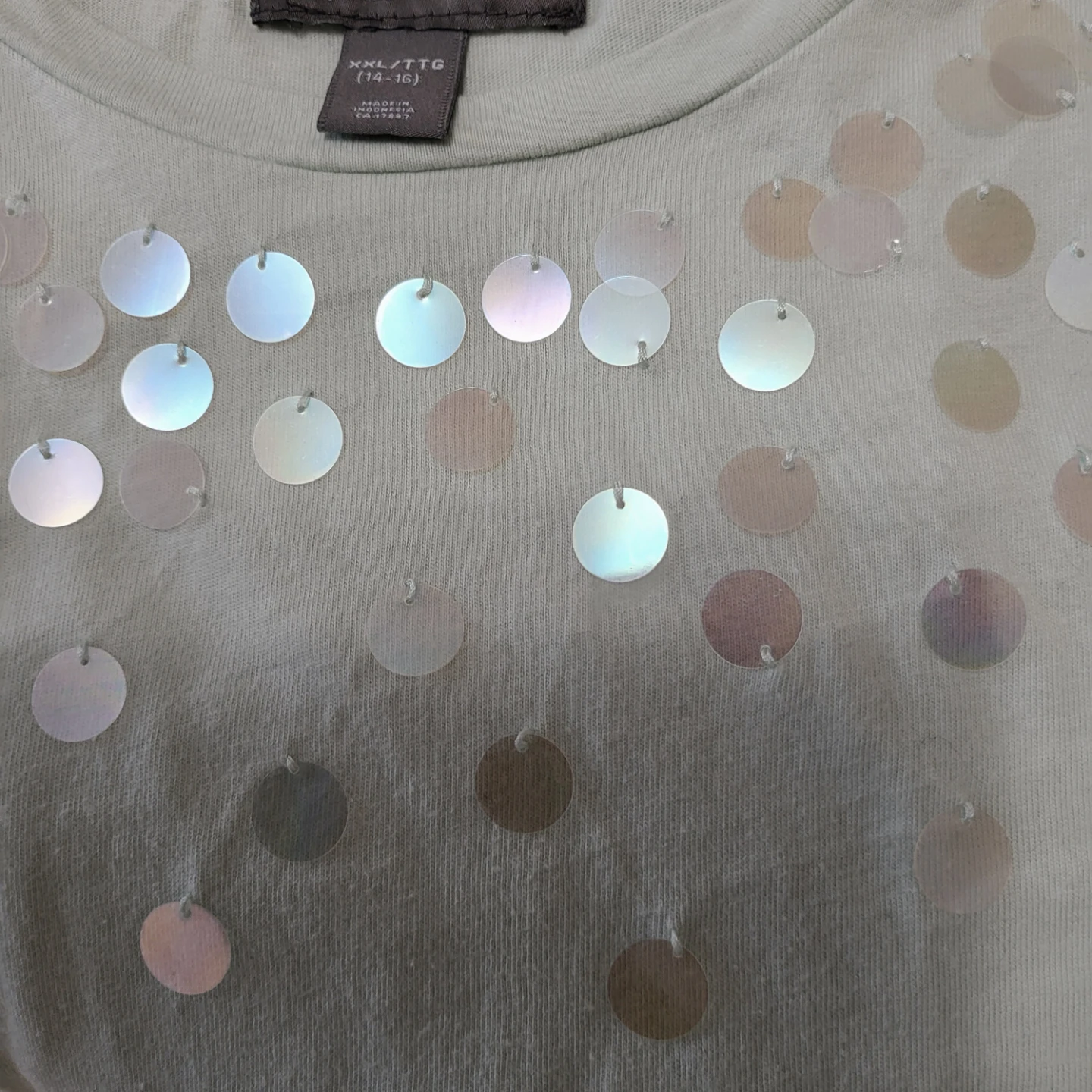GapKids Mint Green Sequin Long Sleeve Tee (Size XXL / 14-16) - photo 2