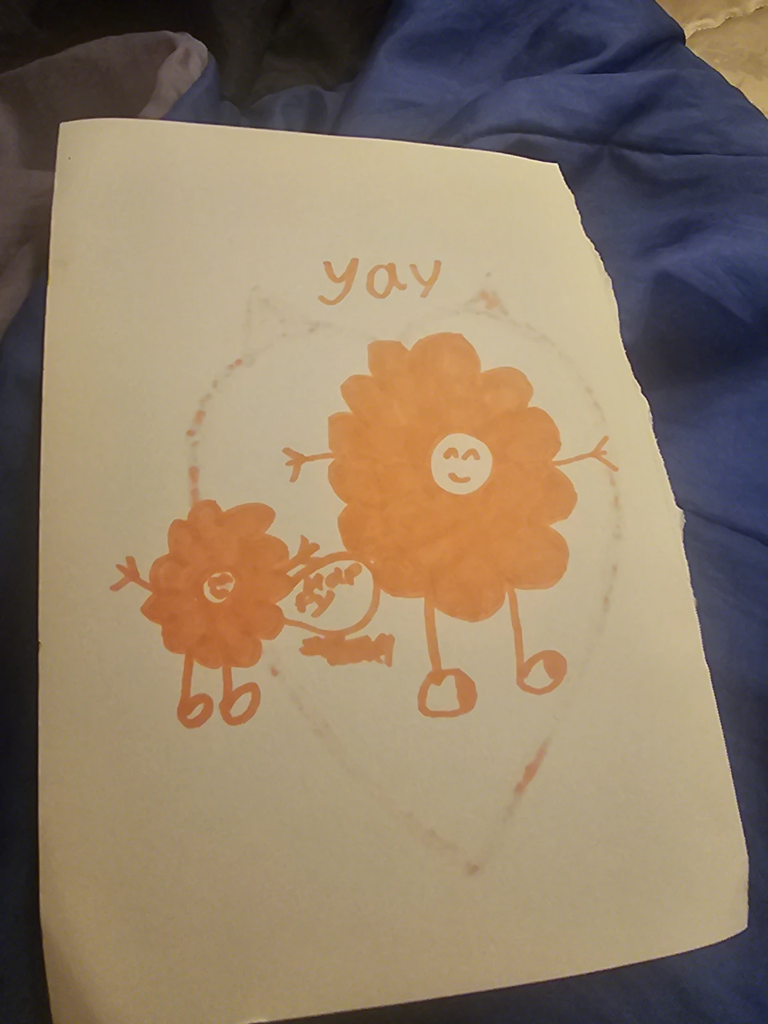 My cute flower OC's drawn