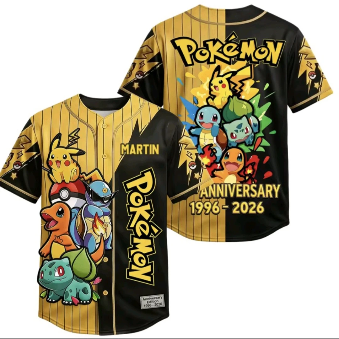 Pokemon 30th Anniversary Baseball Jersey - photo 2
