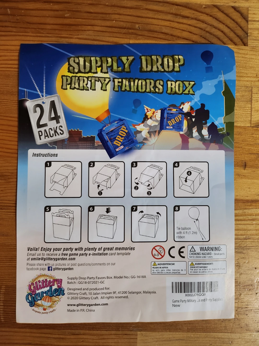 Supply Drop Party Favors Loot Boxes *(Open Package)* 🏈 - photo 4