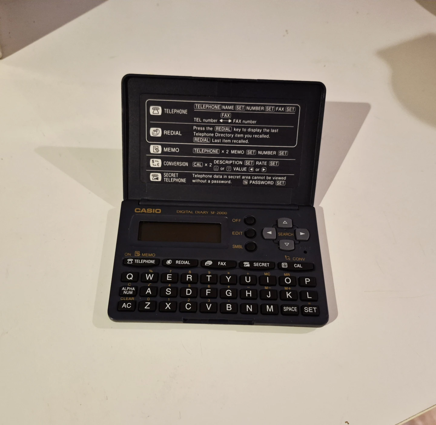 Casio Digital Diary SF-2000