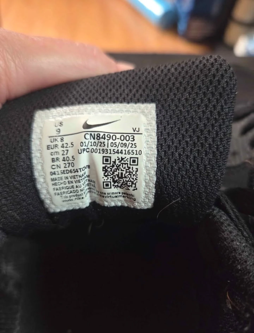 Nike Air Max 90 Black Size 9 US - photo 3