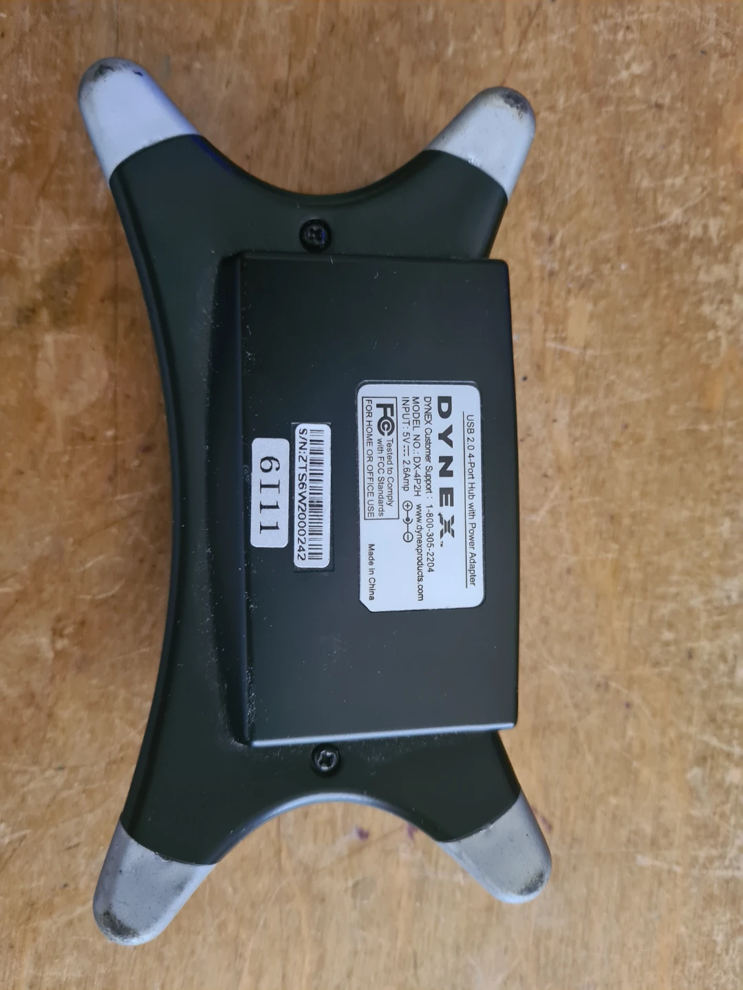 Dynex 4-Port USB 2.0 Hub - photo 2