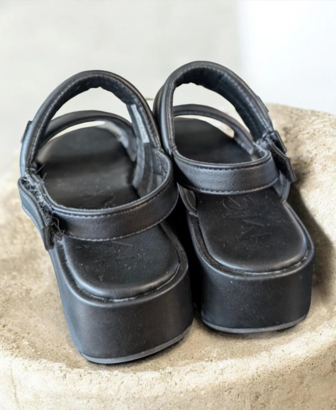 Mexx Black Padded Platform Sandals - photo 3