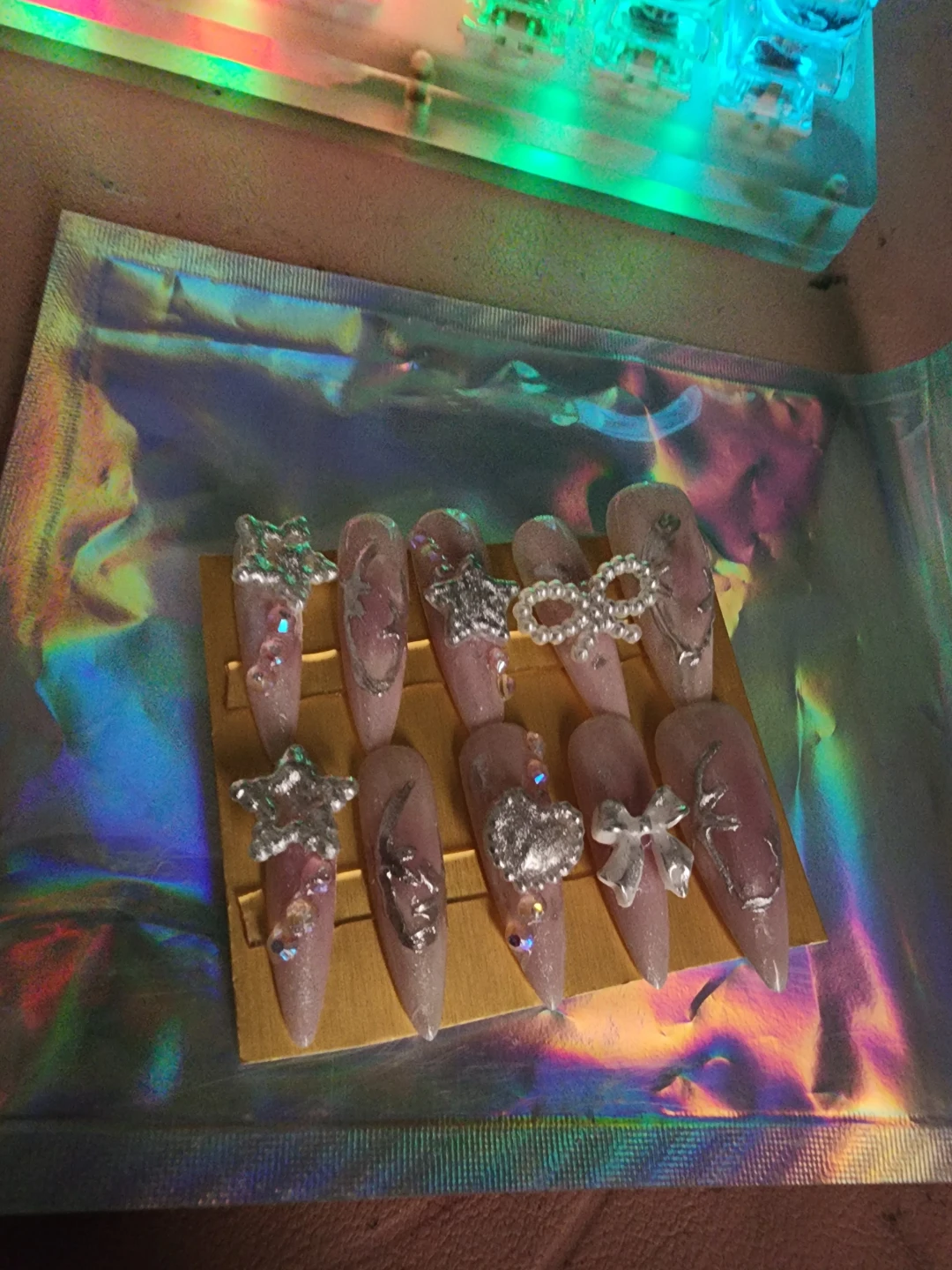 Handmade Press-on Nails Size xs