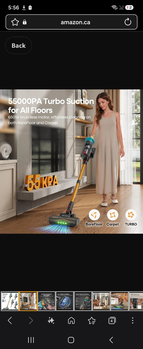 Brand new ElecKeys K10 Cordless Stick Vacuum Cleaner - photo 5