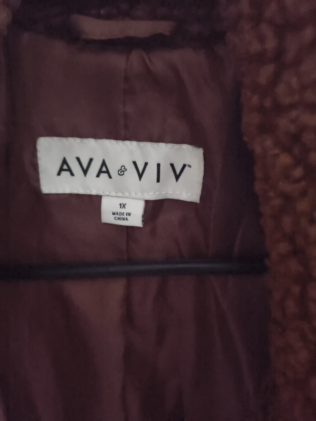 Ava & Viv Sherpa Coat - photo 2