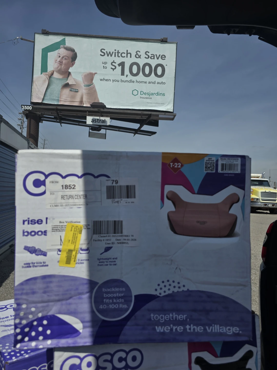 Cosco Rise Backless Booster Car Seat