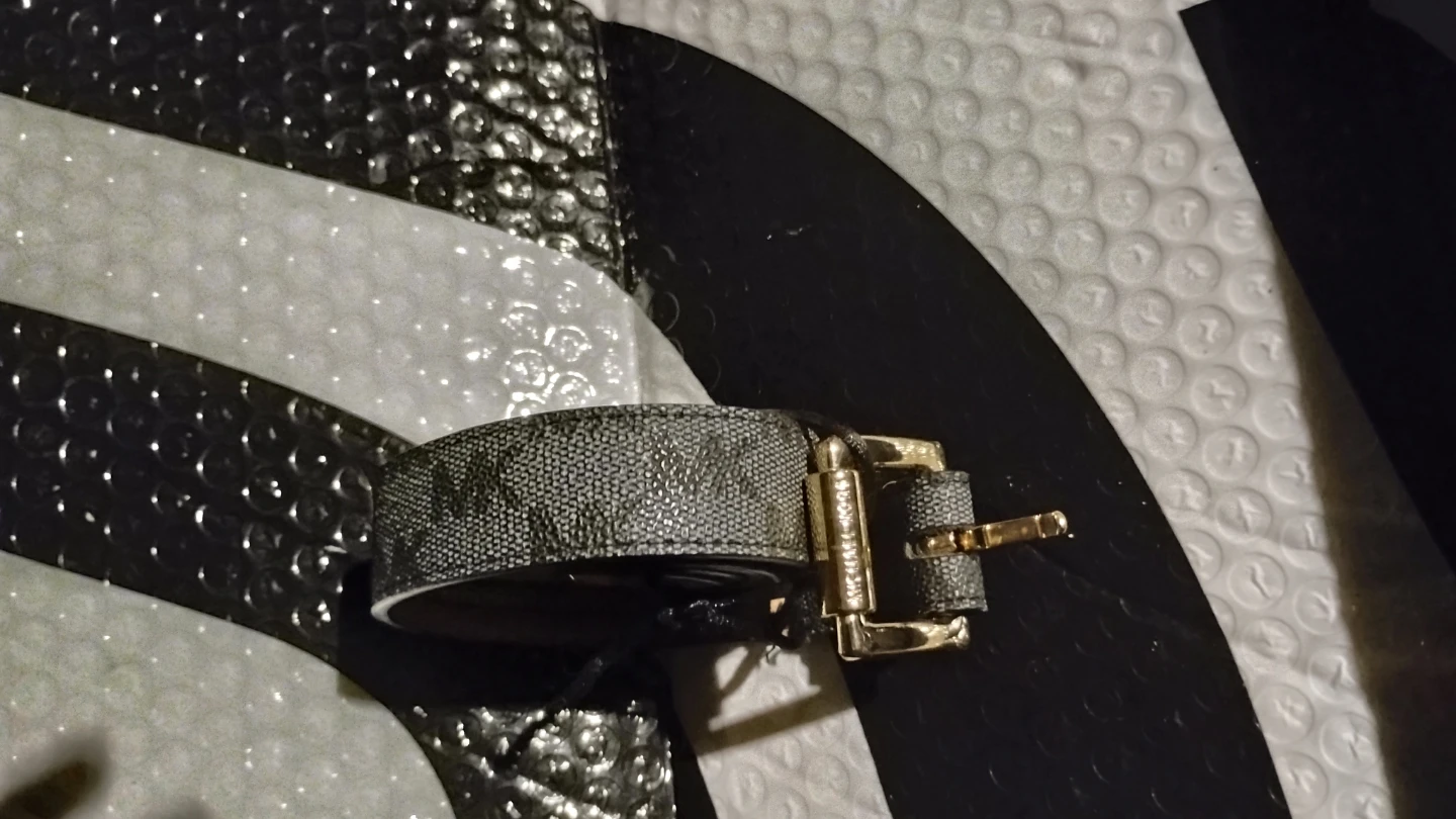 Michael Kors Signature Monogram Belt - Size L