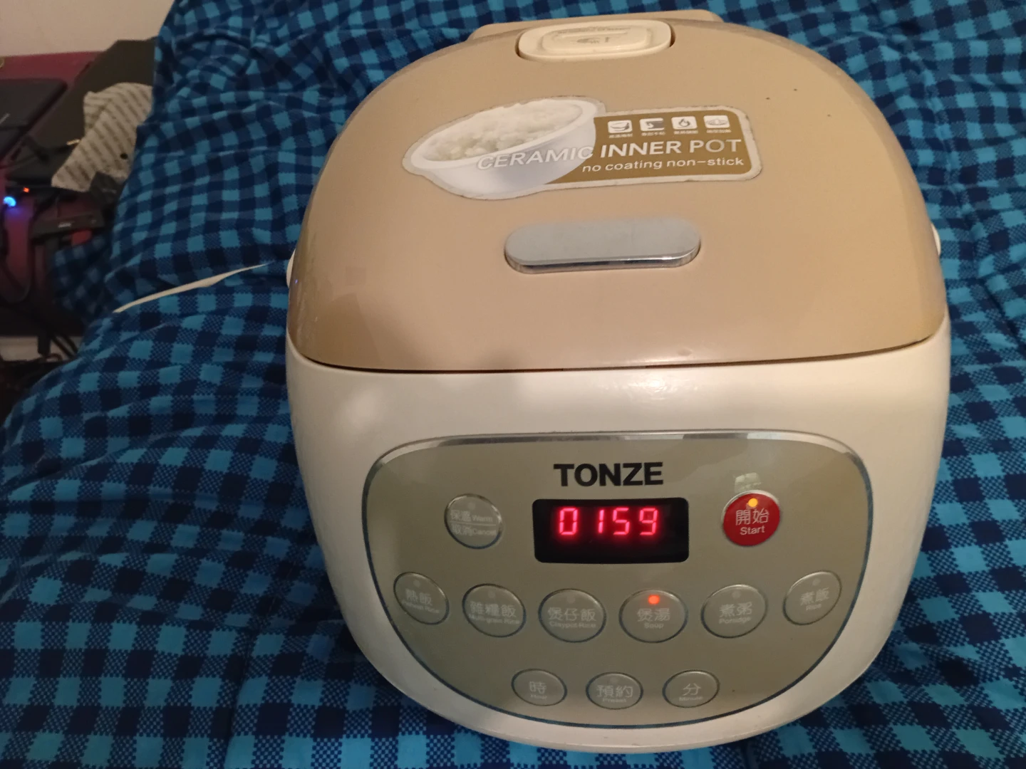 TONZE Digital Rice Cooker with Ceramic Inner Pot - photo 3
