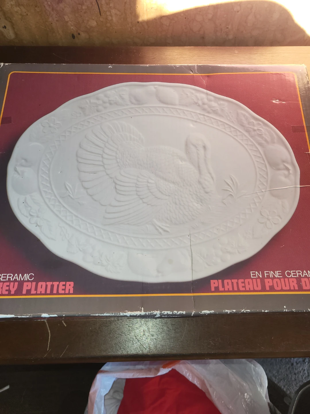 Ceramic Turkey Platter - photo 3