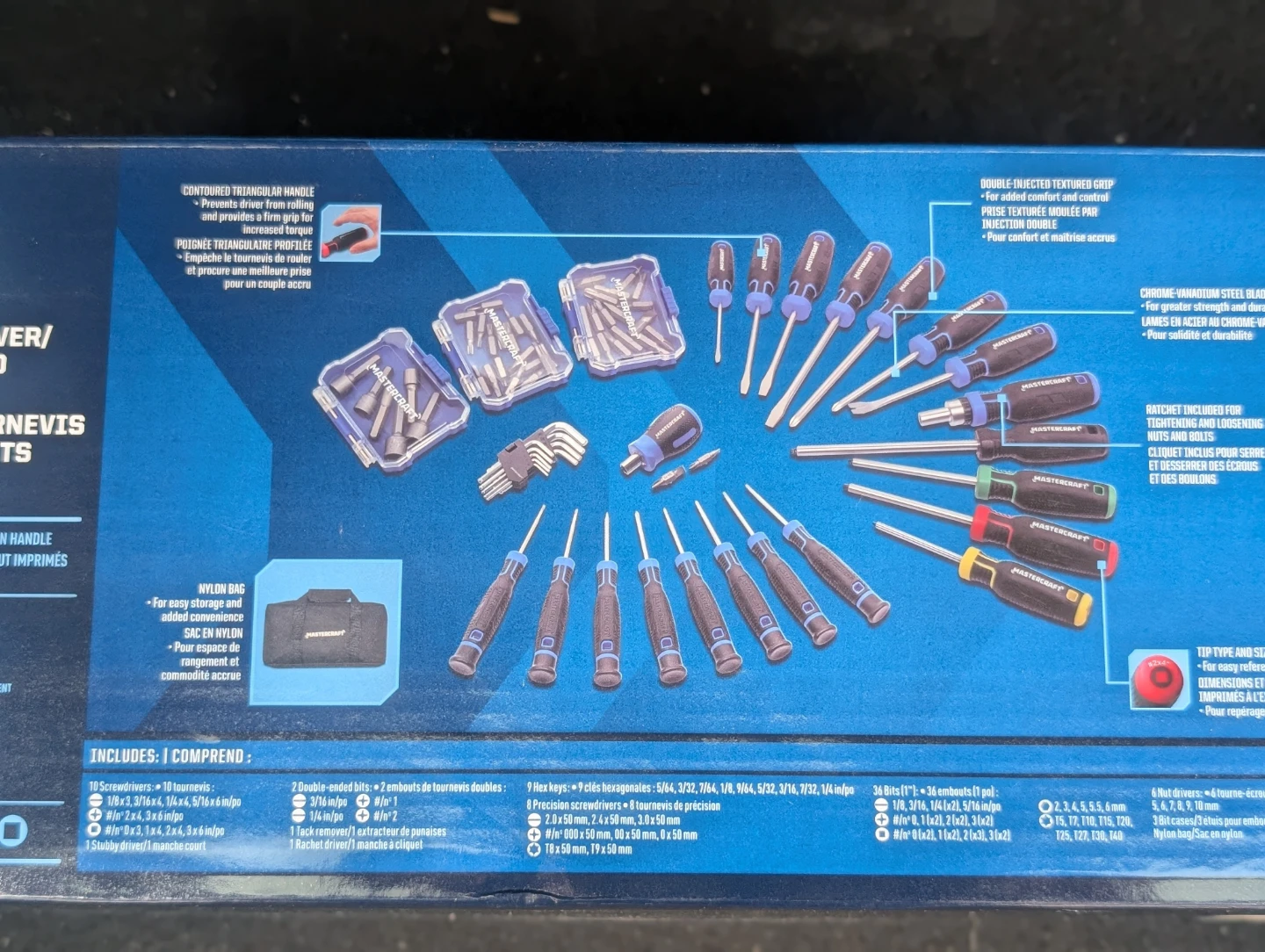 Mastercraft 80-Piece Screwdriver and Bit Set - photo 2