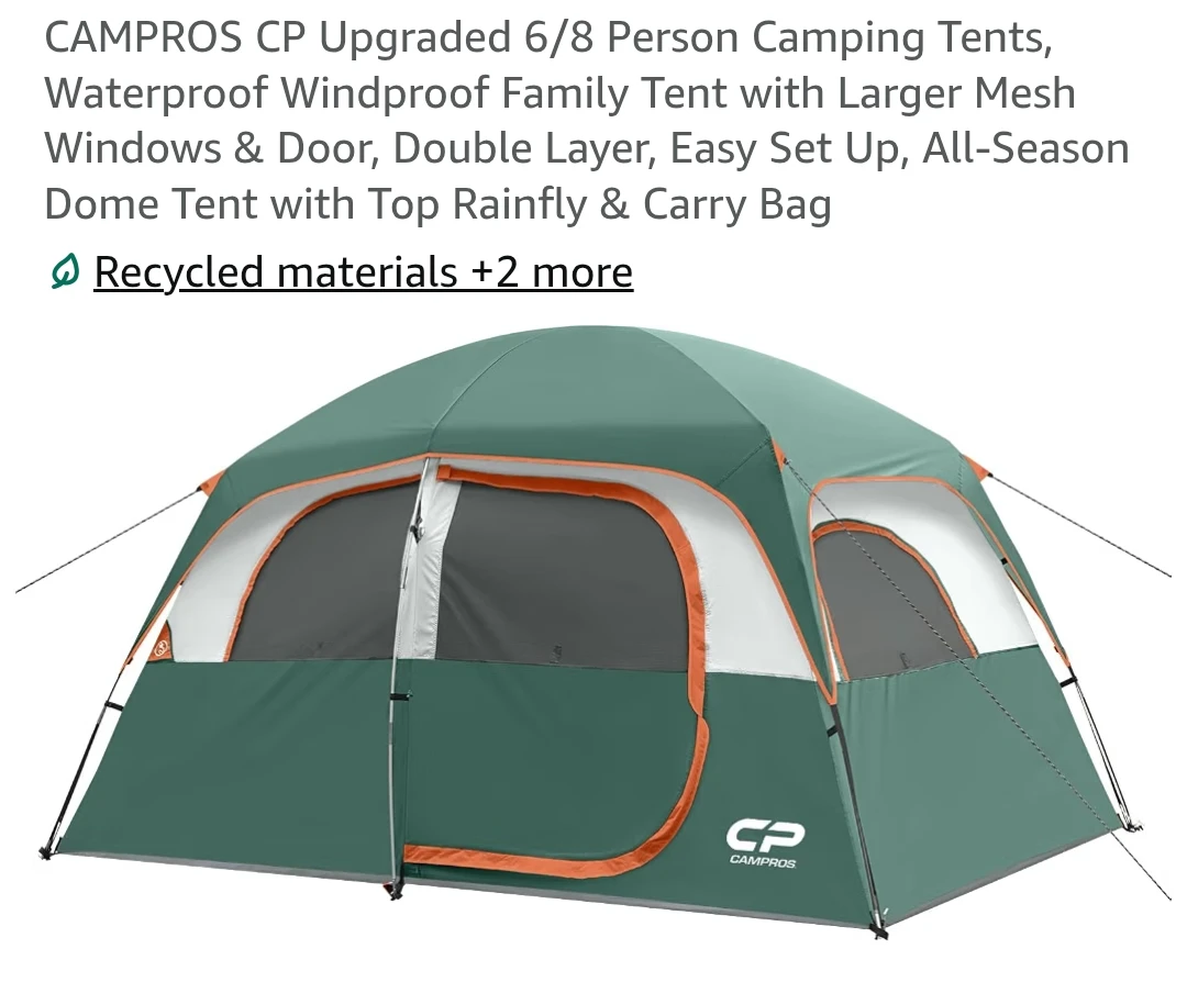 CAMPROS CP 8-Person Camping Tent