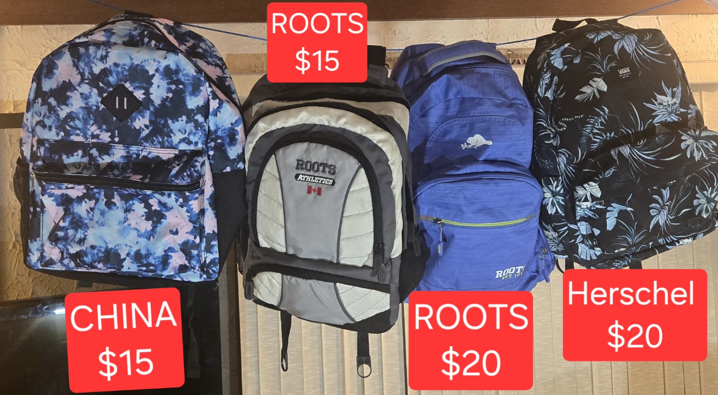 Backpacks - school. UNDER ARMOUR, REEBOK, ROOTS, VANS.  EUC. - photo 2