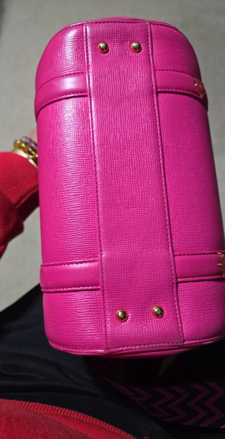 MCM Pink Mini Boston Bag - photo 4