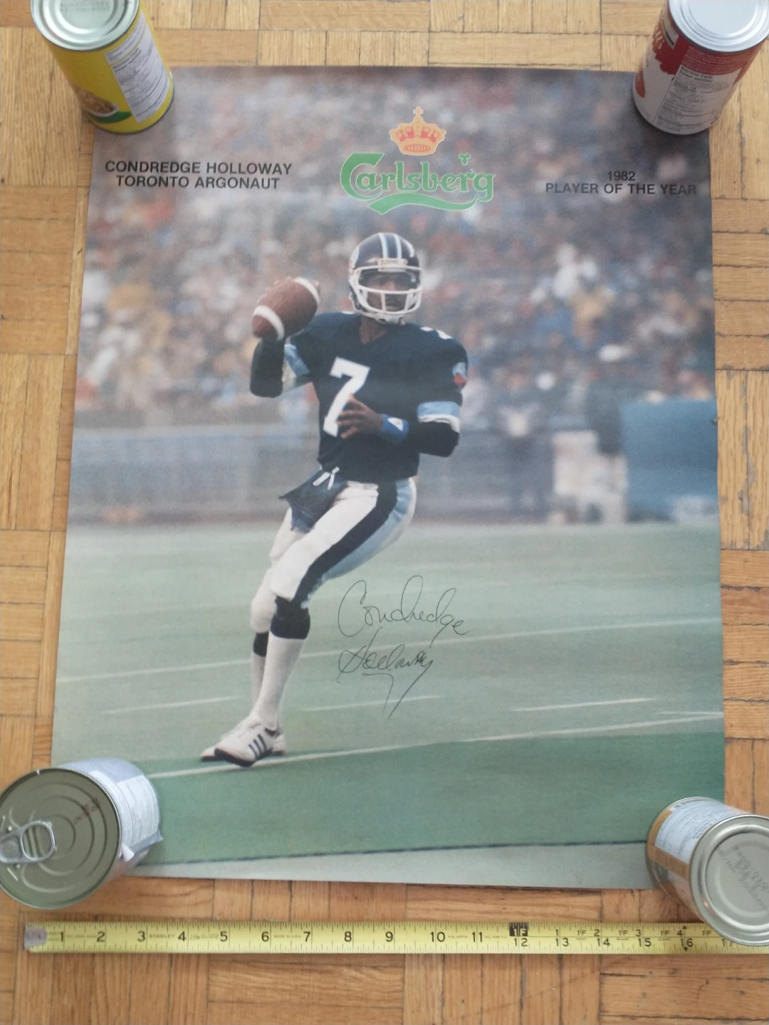 Condredge Holloway Toronto Argonauts 1982 CFL MVP Poster - photo 4