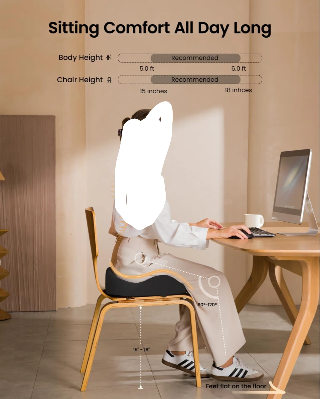 ProtoArc SC Butterfly Ergonomic Seat Cushion - photo 3