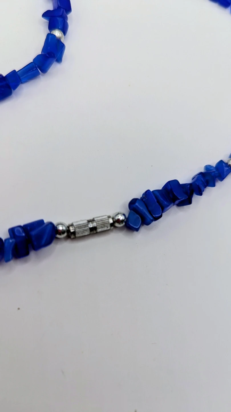 Blue Chip Stone Necklace - photo 2