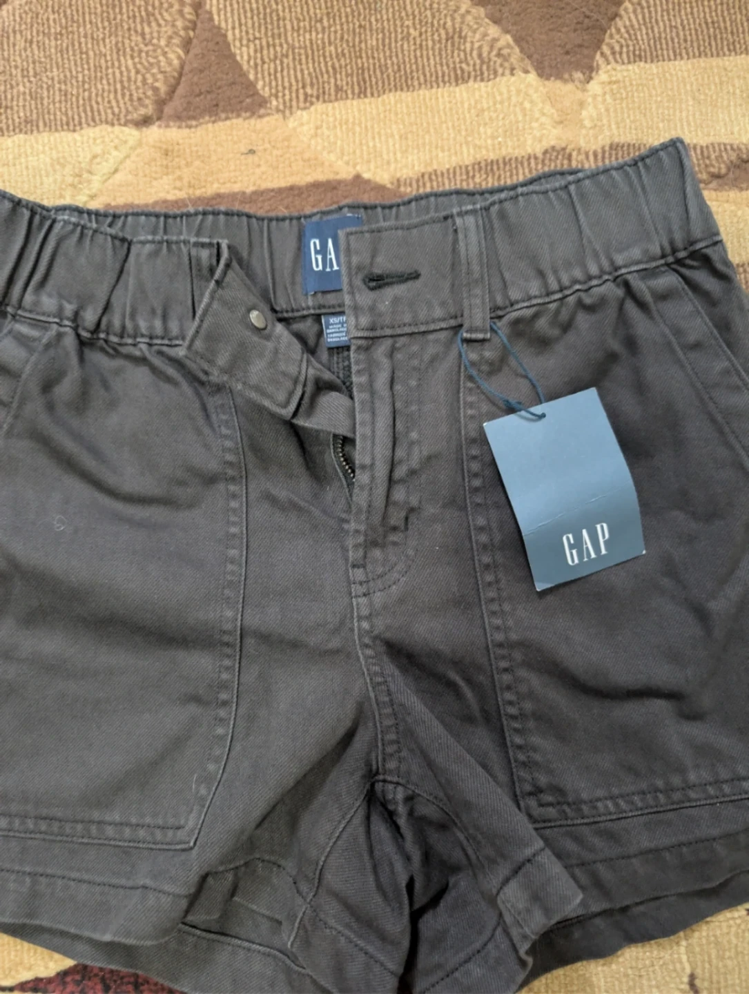 Gap Charcoal Grey Utility Shorts - photo 2