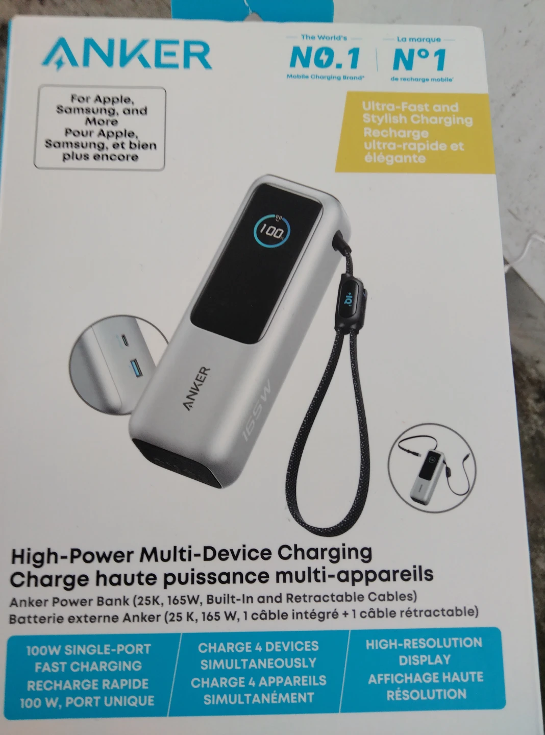 Anker 25K 165W Power Bank...WILL TRDE FOR PHONE