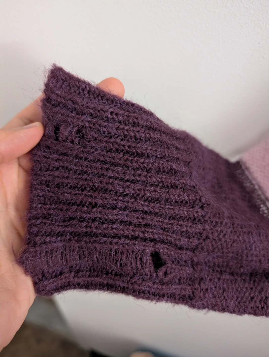 Urban Outfitters Striped Cardigan 2 pockets distressed - photo 3