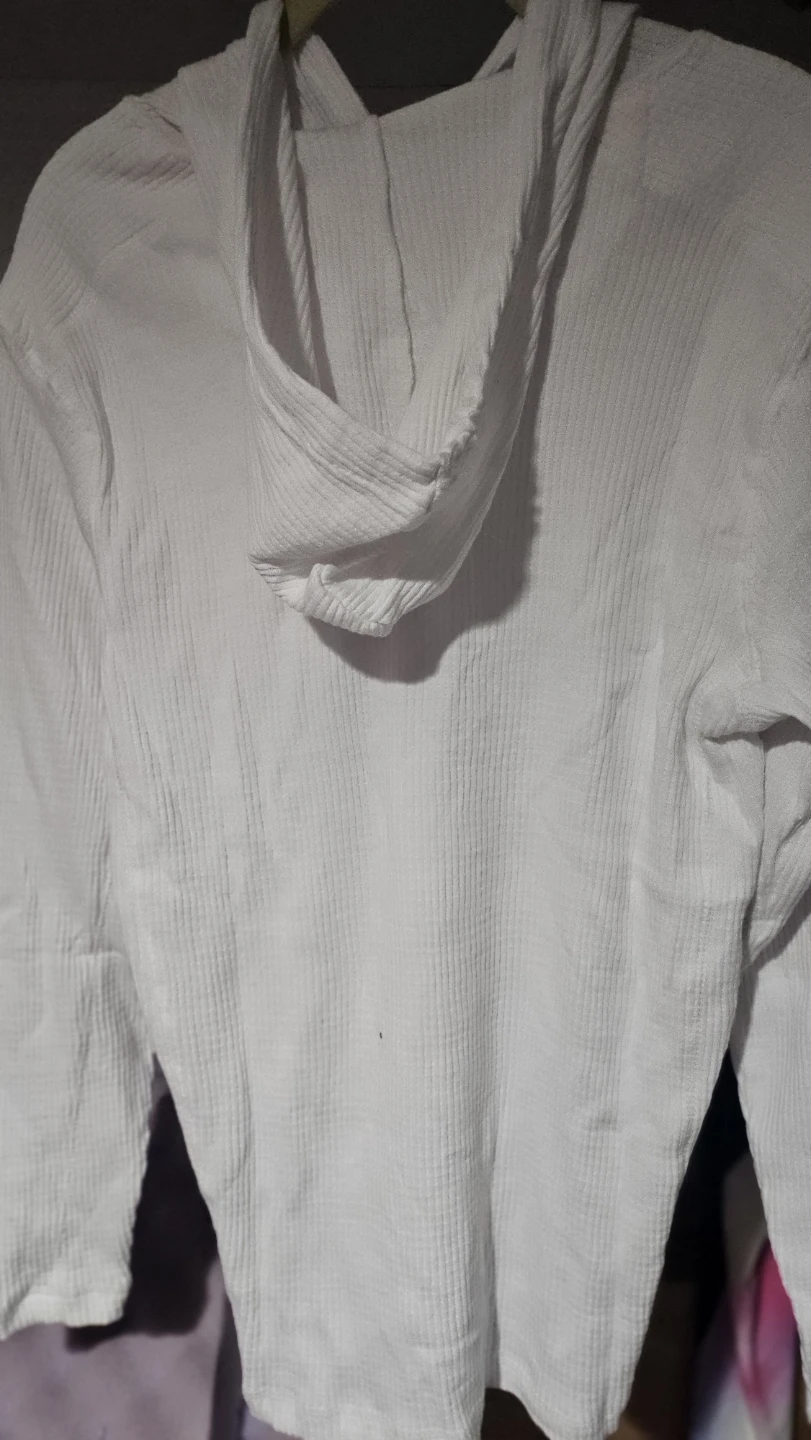 Kenneth Cole New York White Hooded Henley Size M - photo 5