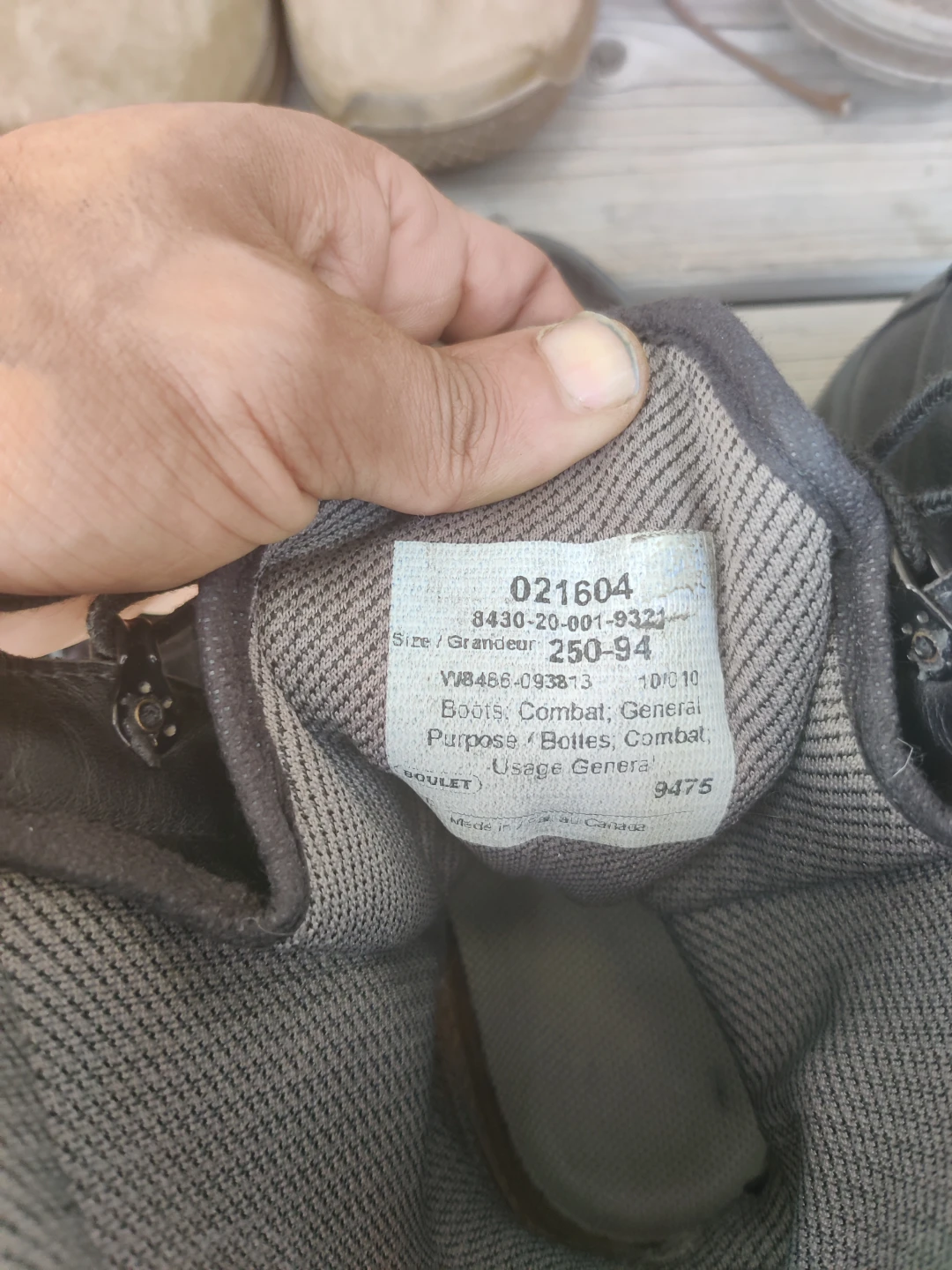 Military surplus boots - photo 3