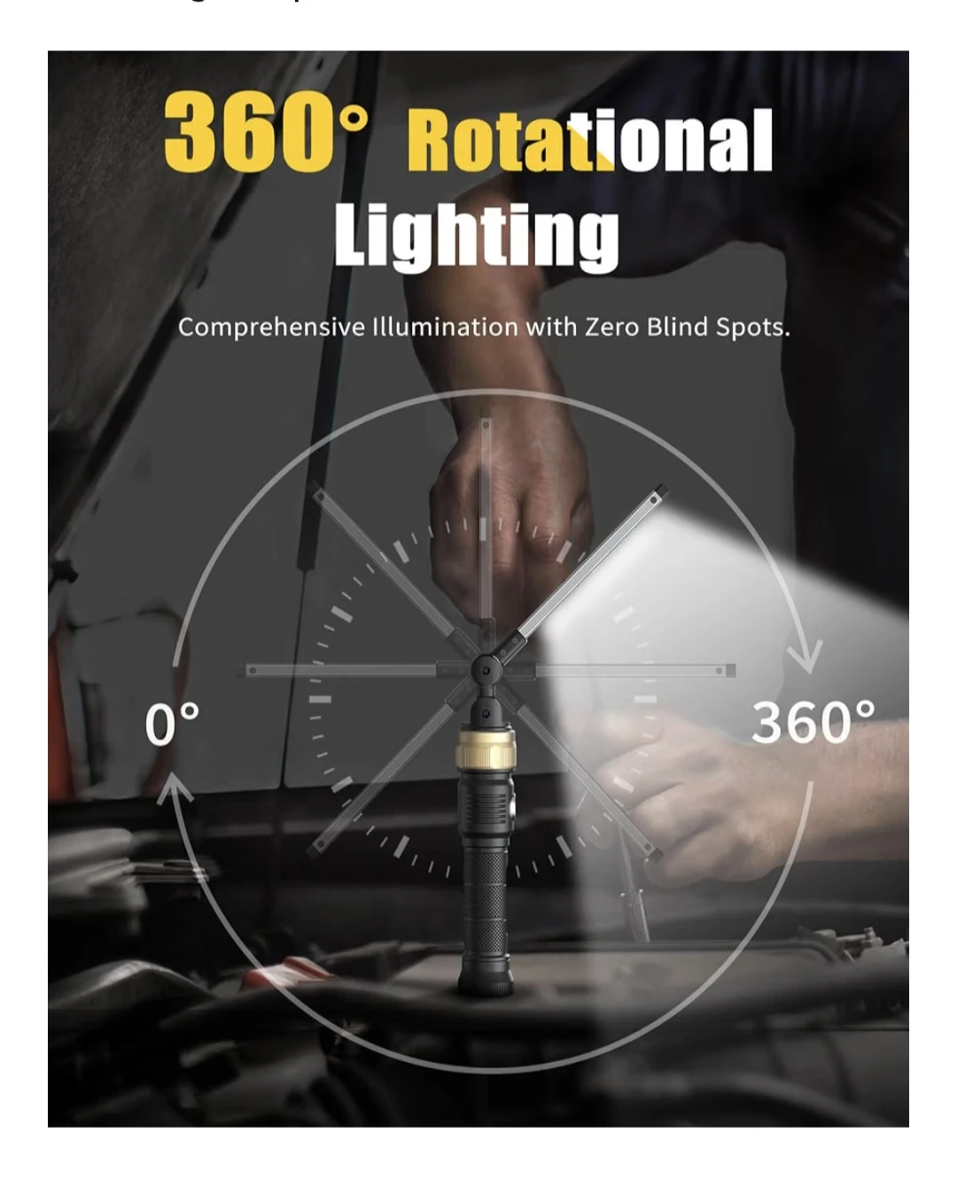 Rechargeable Magnetic LED Work Light - photo 2