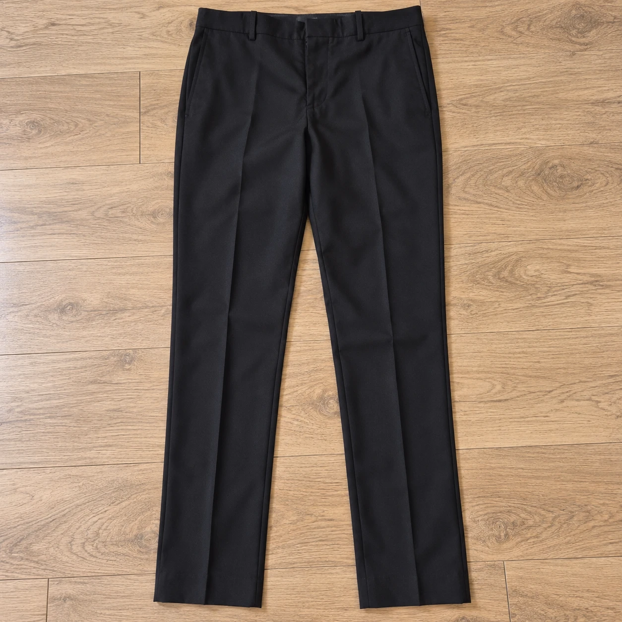 H&M Regular Fit Black Dress Pants Size is 30R - photo 2