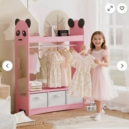 NEW  Toddler Armoire with Mirror