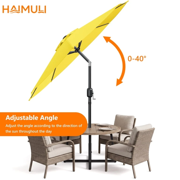 NEW In Box Yellow 9ft Patio Umbrella - photo 2