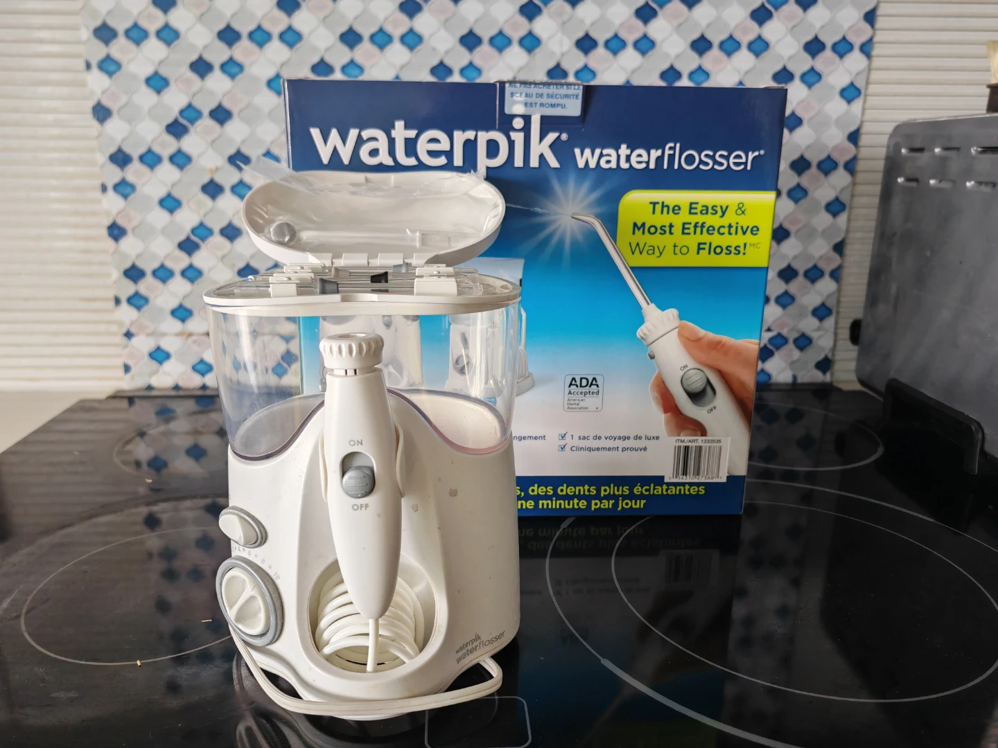 Waterpik Countertop Water Flosser with original box - photo 3