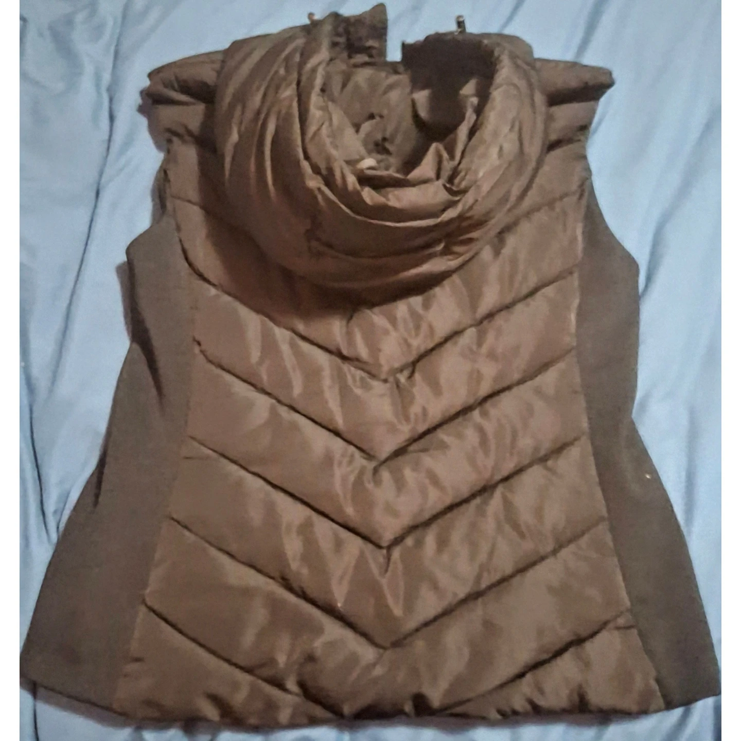 Zara Fitted Hooded Puffer Vest – Black – Size XL (8073/213) - photo 5