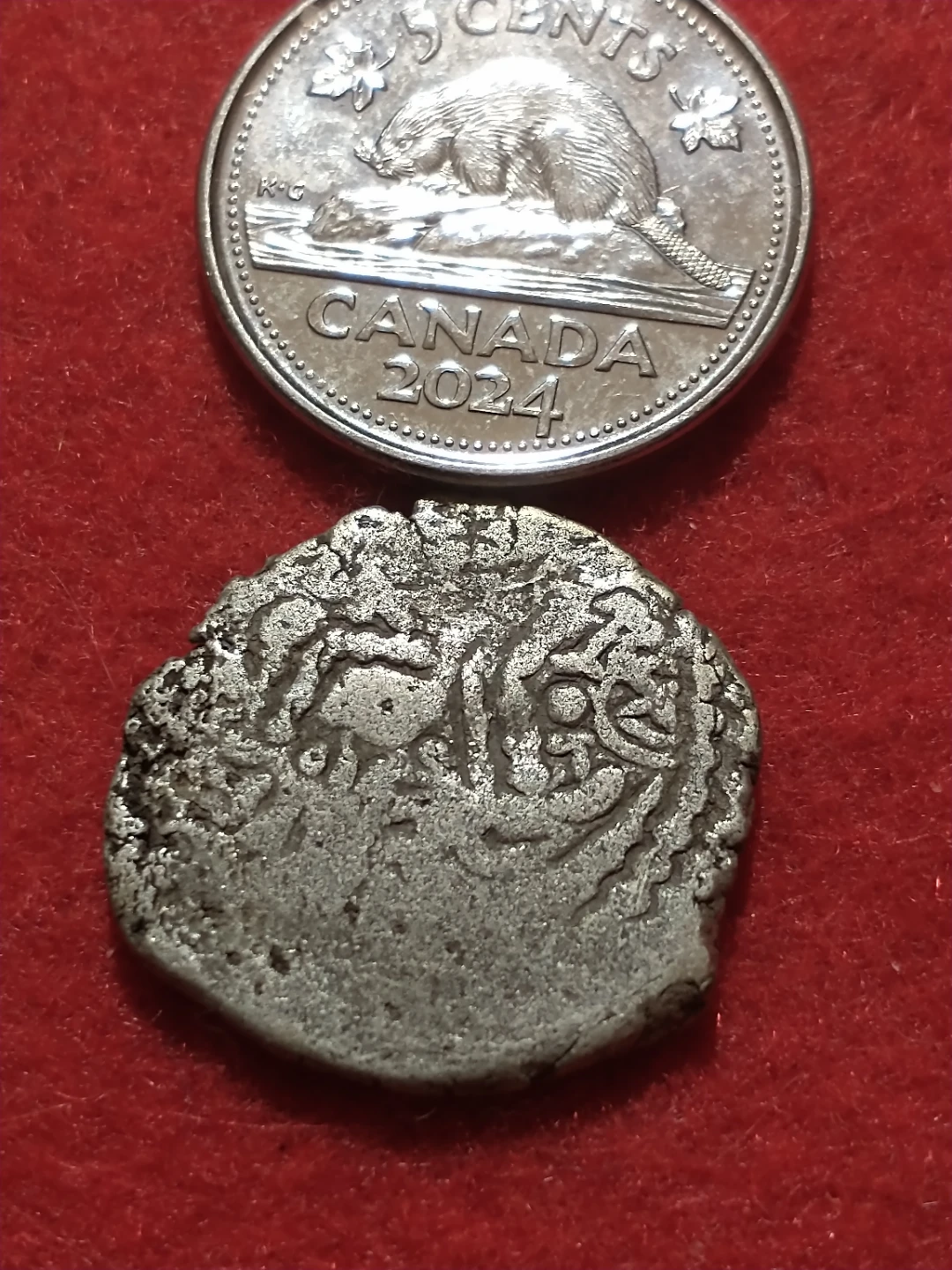 C. 780-980 AD Sassanian Empire Gujarat Malwa Ancient Silver Coin - photo 3