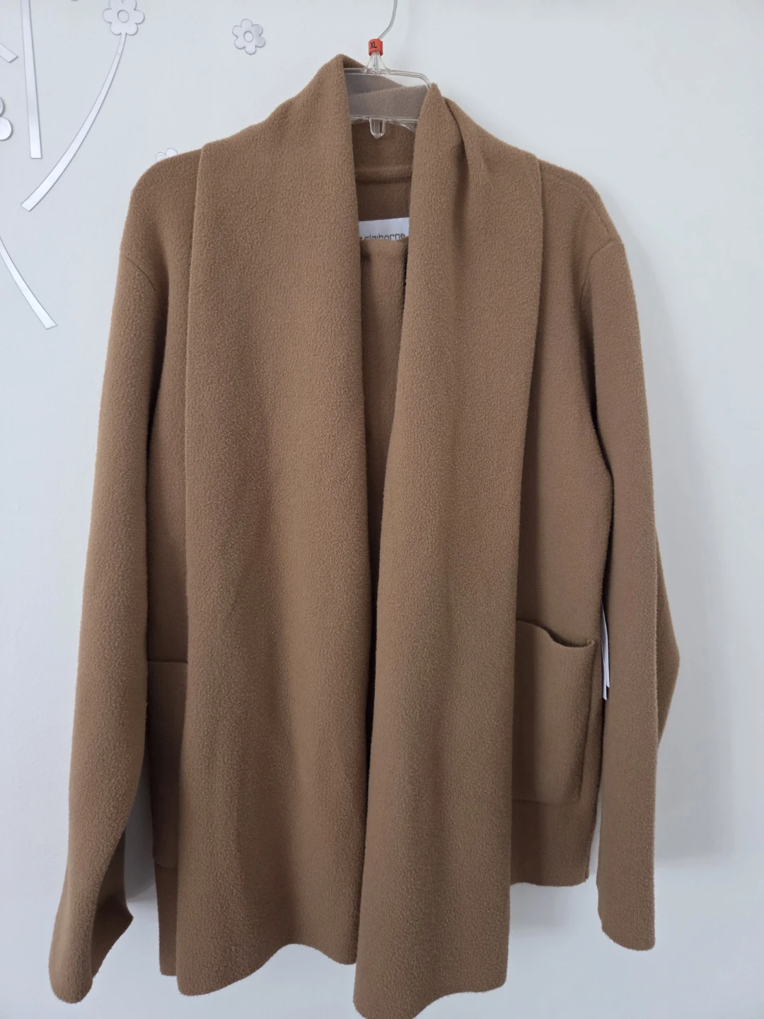 Liz Claiborne Camel Hooded Jacket