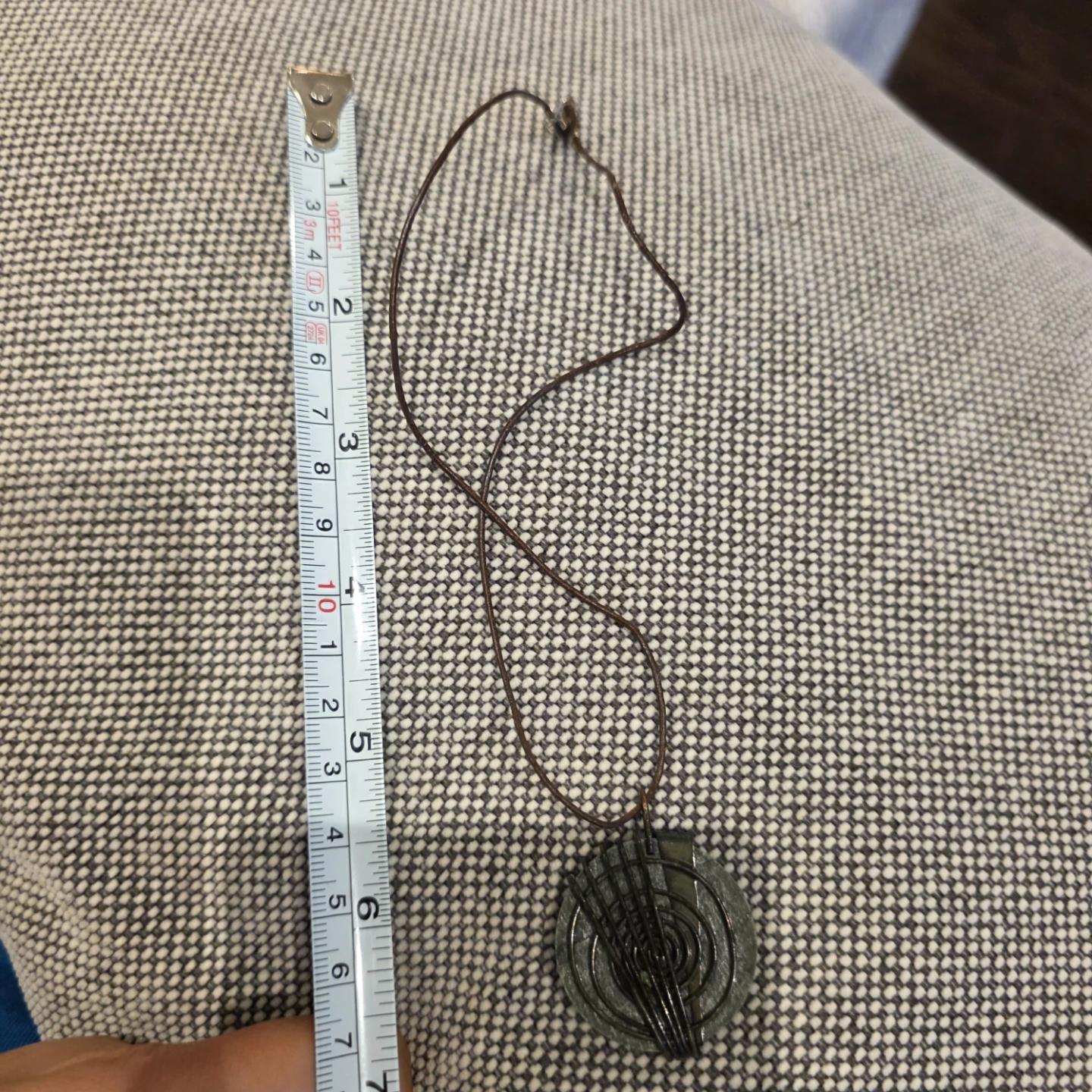 Handcrafted European Wire Wrapped Stone Pendant Necklace - photo 5
