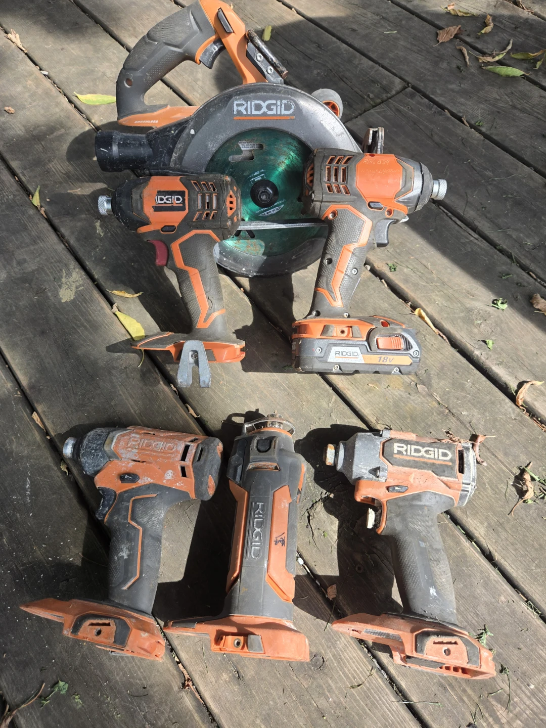 Ridgid 18V Power Tool Collection