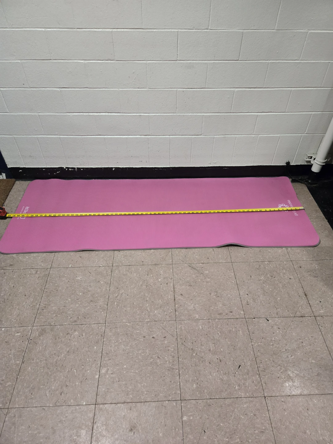 ProsourceFit Pink Extra Thick 1/2" Yoga Pilates Mat