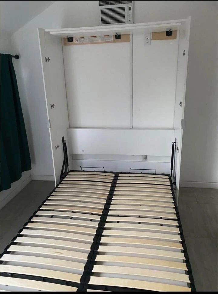 White Murphy Bed - photo 3