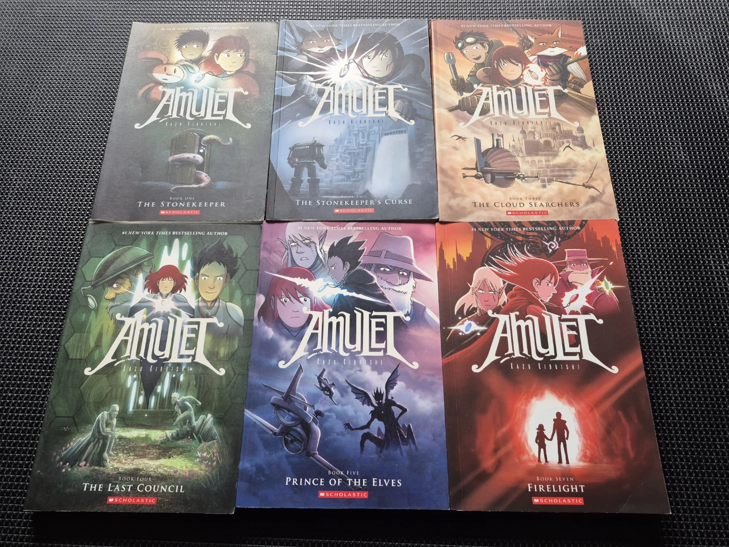 "Amulet" Graphic Novel Series, Books 1-5 + 7 - photo 2