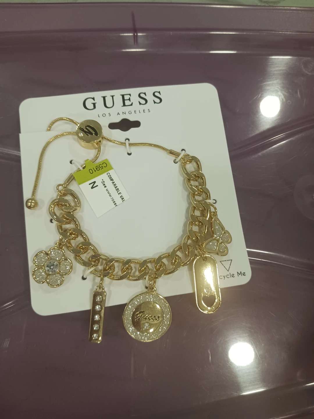Guess Charm Bracelet Gold Tone - photo 3