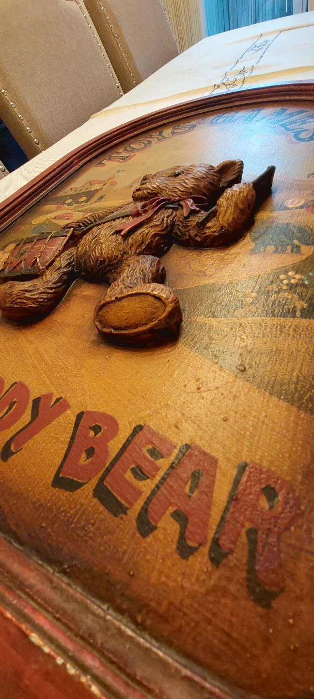 Antique My Teddy Bear Wall Plaque - photo 4