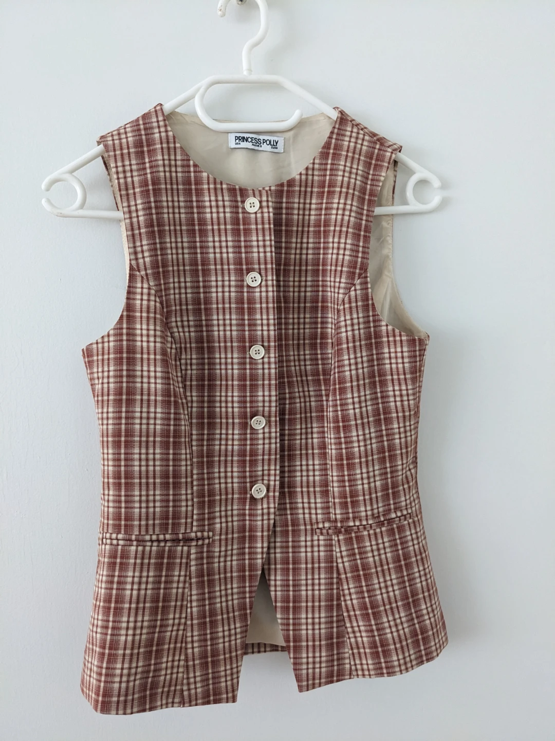Princess Polly Plaid Vest Top - photo 2