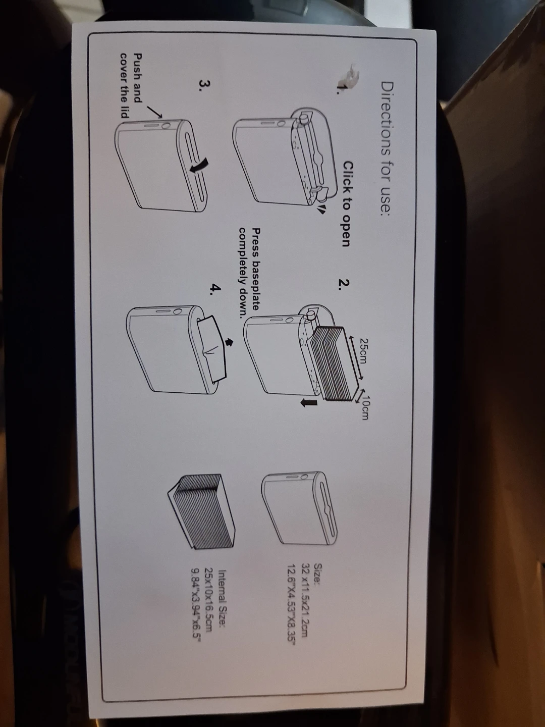 Black ABS Paper Towel Dispenser - photo 2
