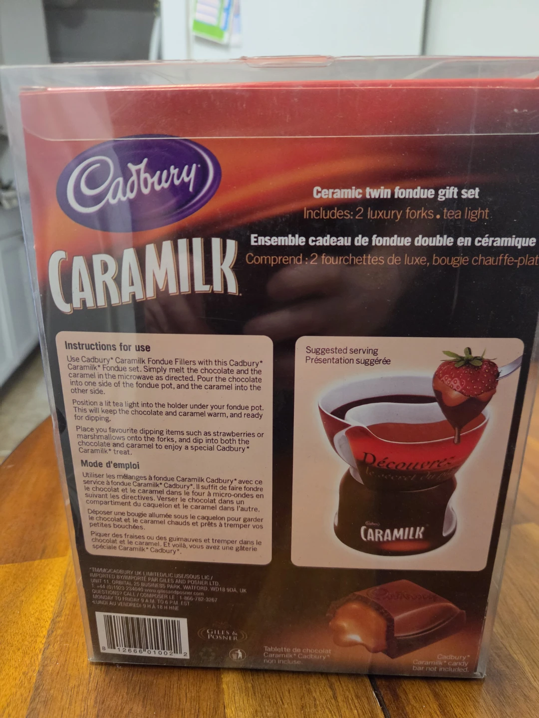 Cadbury Caramilk Ceramic Twin Fondue Gift Set - photo 4