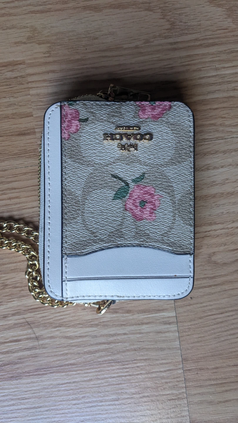 Coach Floral Card Case