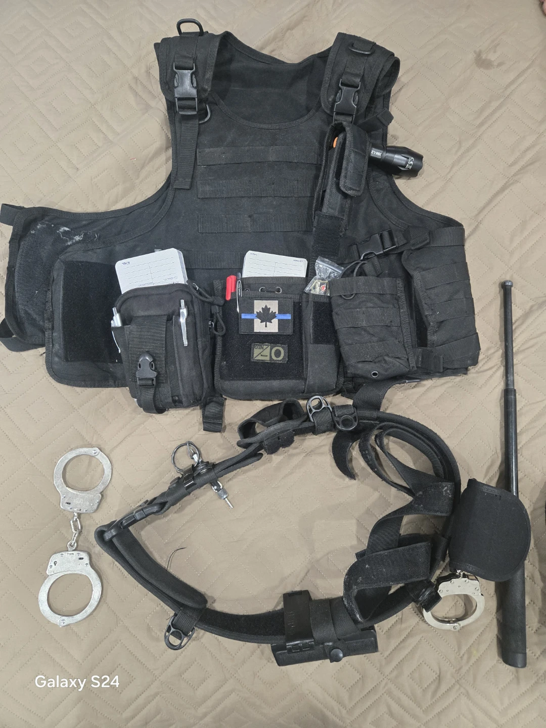 Tactical Vest and Duty Belt Kit