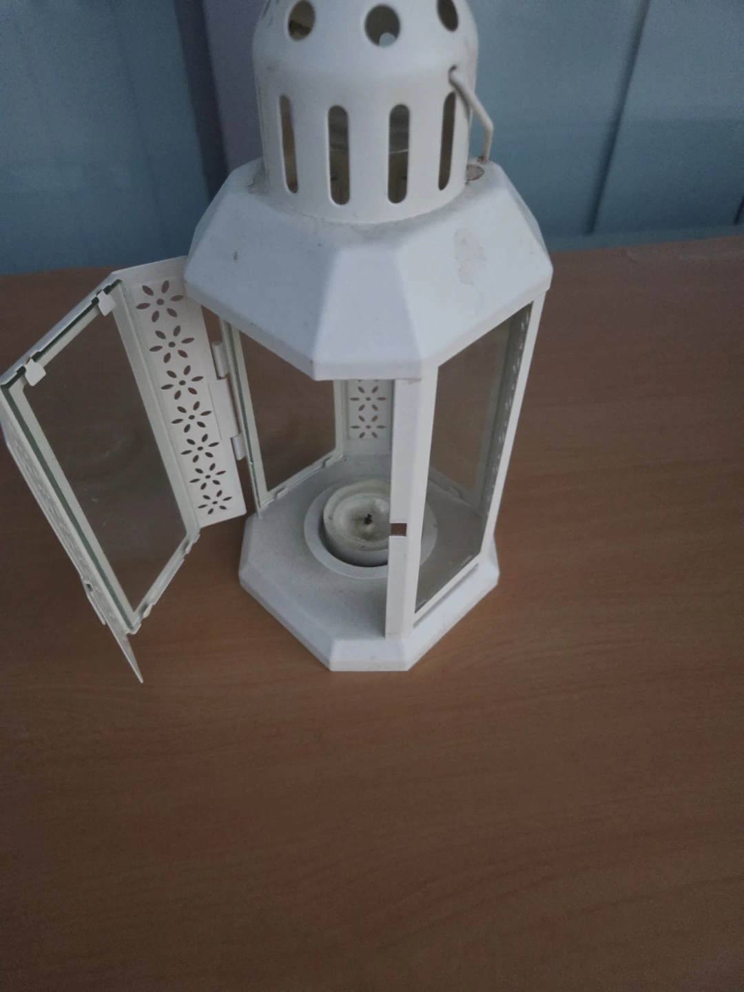 IKEA Borrby White Candle Lantern